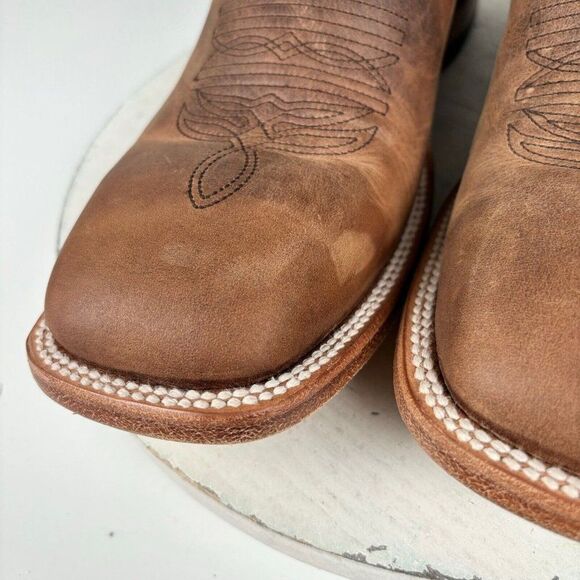 Lane Capitan Western Square Toe Men's Boots - Picture 8 of 12